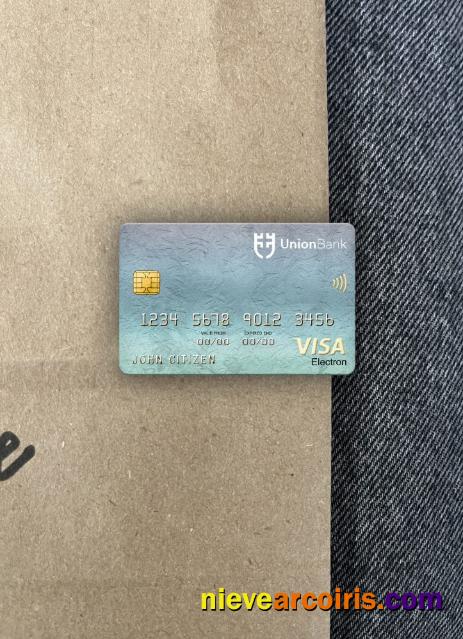 Liechtenstein Union bank visa electron card photolook